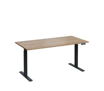 VSS 160/80 výškově stavitelný stůl, podnož antracitový lak, dub bardolino