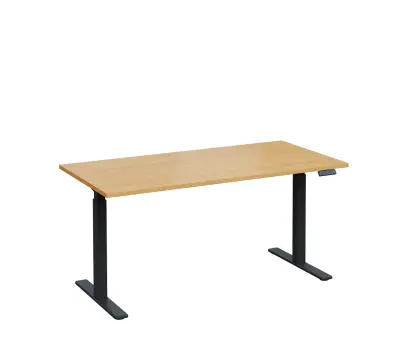 VSS 160/80 výškově stavitelný stůl, podnož antracitový lak, javor horský