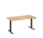 VSS 160/80 výškově stavitelný stůl, podnož antracitový lak, javor horský