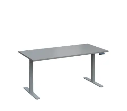 VSS 160/80 výškově stavitelný stůl, podnož stříbrný lak, šedá