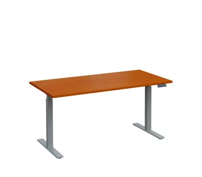 VSS 160/80 výškově stavitelný stůl, podnož stříbrný lak, třešeň šumavská