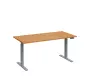 VSS 160/80 výškově stavitelný stůl, podnož stříbrný lak, buk Royal