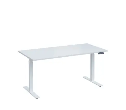 VSS 160/80 výškově stavitelný stůl, podnož bílý lak, bílá