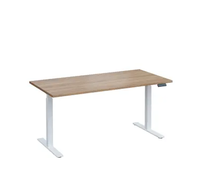 VSS 160/80 výškově stavitelný stůl, podnož bílý lak, dub bardolino