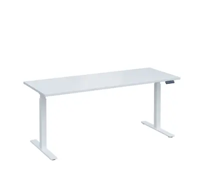 VSS 180/70 výškově stavitelný stůl, podnož bílý lak, bílá
