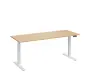 VSS 180/70 výškově stavitelný stůl, podnož bílý lak, bříza irská