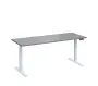 VSS 180/70 výškově stavitelný stůl, podnož bílý lak, šedá
