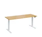 VSS 180/70 výškově stavitelný stůl, podnož bílý lak, javor horský