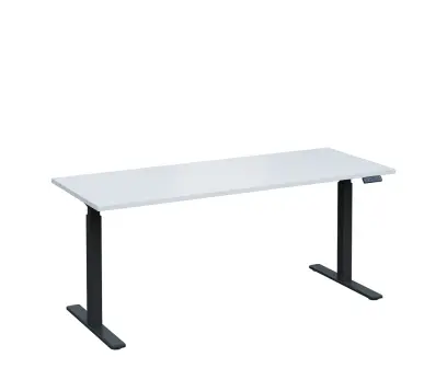 VSS 180/70 výškově stavitelný stůl, podnož antracitový lak, bílá