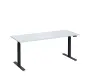VSS 180/70 výškově stavitelný stůl, podnož antracitový lak, bílá
