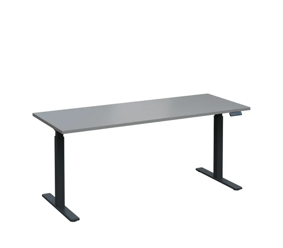 VSS 180/70 výškově stavitelný stůl, podnož antracitový lak, šedá