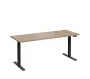 VSS 180/70 výškově stavitelný stůl, podnož antracitový lak, dub bardolino