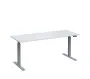 VSS 180/70 výškově stavitelný stůl, podnož stříbrný lak, bílá