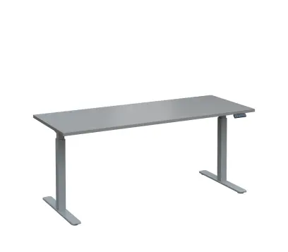 VSS 180/70 výškově stavitelný stůl, podnož stříbrný lak, šedá