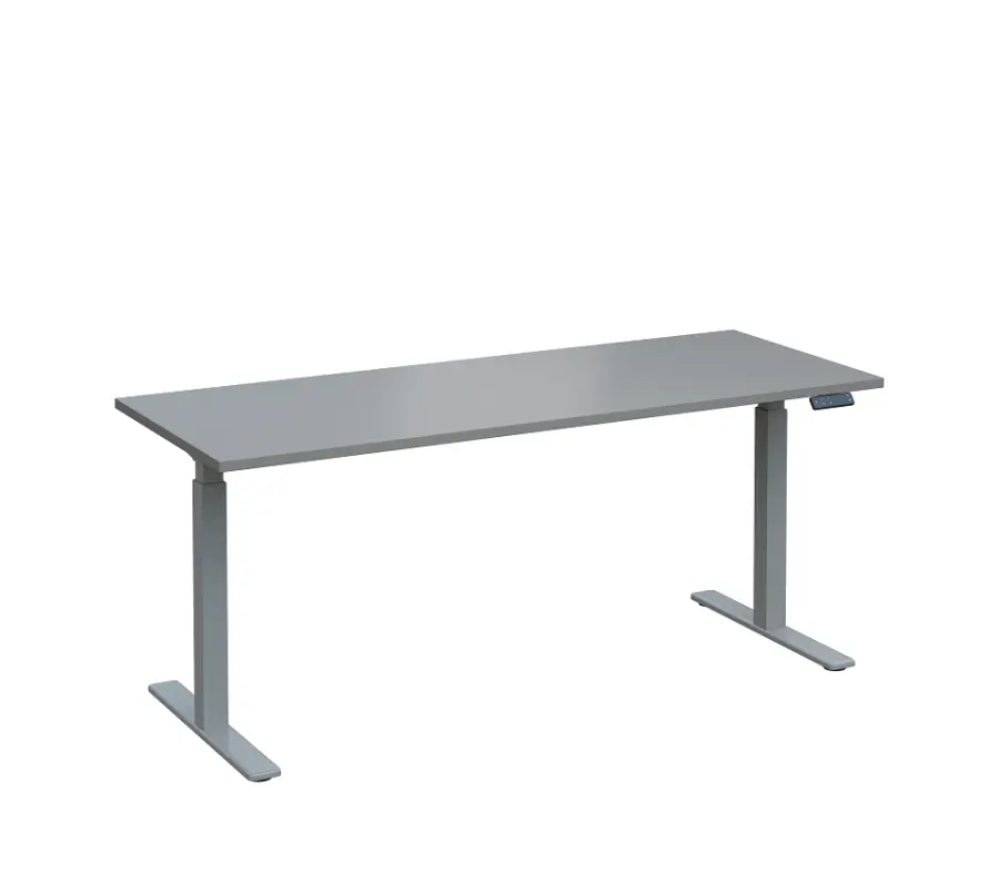 VSS 180/70 výškově stavitelný stůl, podnož stříbrný lak, šedá