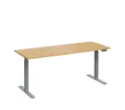 VSS 180/70 výškově stavitelný stůl, podnož stříbrný lak, javor horský
