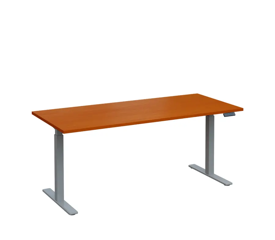 VSS 180/80 výškově stavitelný stůl, podnož stříbrný lak, třešeň šumavská
