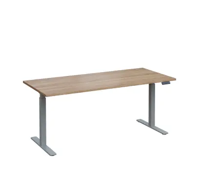 VSS 180/80 výškově stavitelný stůl, podnož stříbrný lak, dub bardolino
