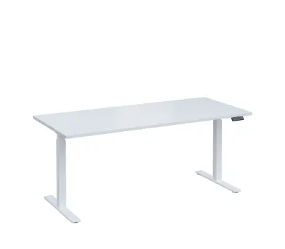 VSS 180/80 výškově stavitelný stůl, podnož bílý lak, bílá