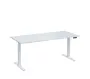 VSS 180/80 výškově stavitelný stůl, podnož bílý lak, bílá