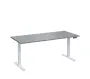 VSS 180/80 výškově stavitelný stůl, podnož bílý lak, šedá