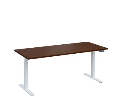 VSS 180/80 výškově stavitelný stůl, podnož bílý lak, ořech královský