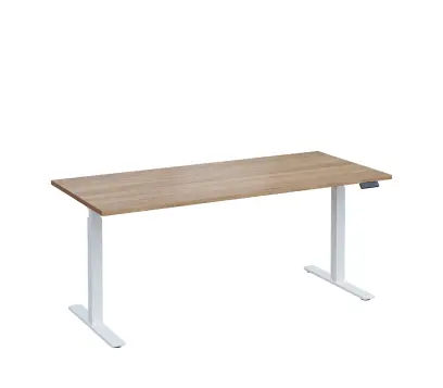 VSS 180/80 výškově stavitelný stůl, podnož bílý lak, dub bardolino