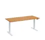 VSS 180/80 výškově stavitelný stůl, podnož bílý lak, buk Royal