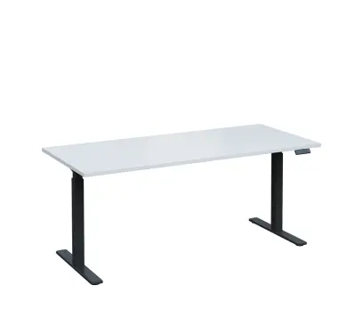VSS 180/80 výškově stavitelný stůl, podnož antracitový lak, bílá