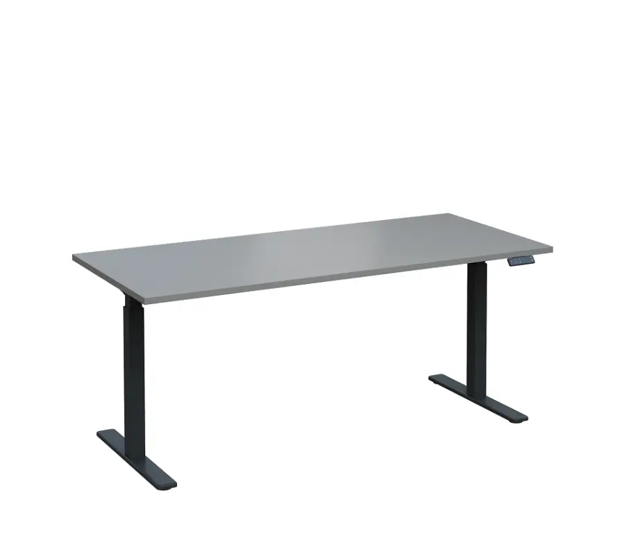 VSS 180/80 výškově stavitelný stůl, podnož antracitový lak, šedá
