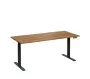 VSS 180/80 výškově stavitelný stůl, podnož antracitový lak, ořech světlý