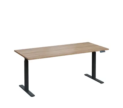 VSS 180/80 výškově stavitelný stůl, podnož antracitový lak, dub bardolino