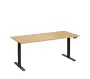 VSS 180/80 výškově stavitelný stůl, podnož antracitový lak, javor horský