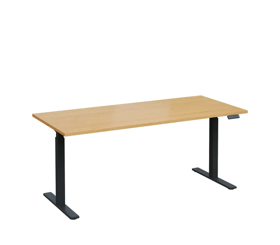 VSS 180/80 výškově stavitelný stůl, podnož antracitový lak, javor horský
