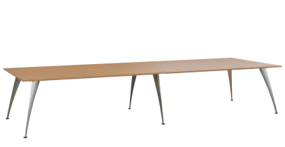 KUJ 14-40 stůl jednací, chromová podnož, buk Royal