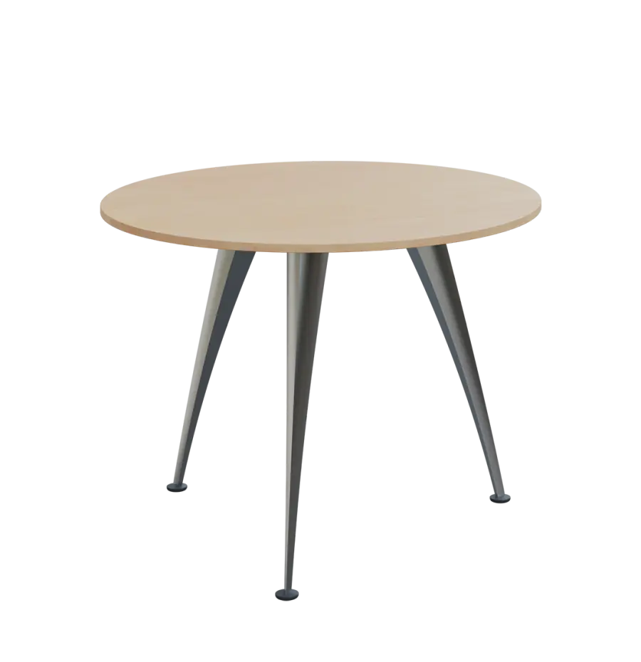 KUK 10-10 stůl konferenční, chromová podnož, bříza irská