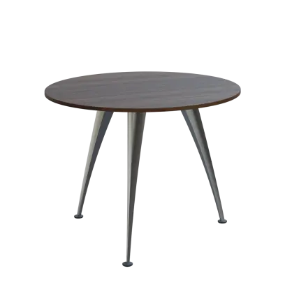 KUK 10-10 stůl konferenční, chromová podnož, ořech královský