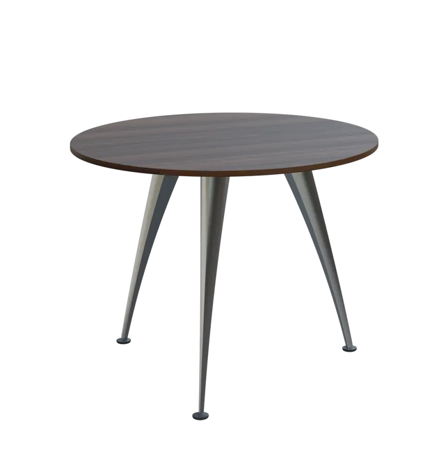 KUK 10-10 stůl konferenční, chromová podnož, ořech královský