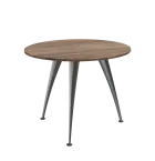 KUK 10-10 stůl konferenční, chromová podnož, dub Halifax cínový