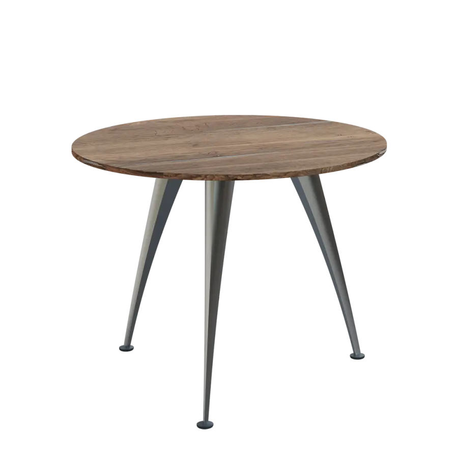 KUK 10-10 stůl konferenční, chromová podnož, dub Halifax cínový