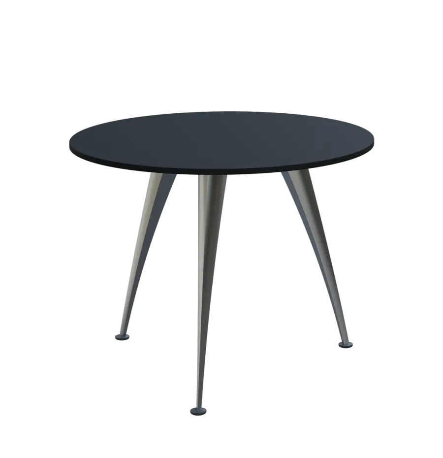 KUK 10-10 stůl konferenční, chromová podnož, černá