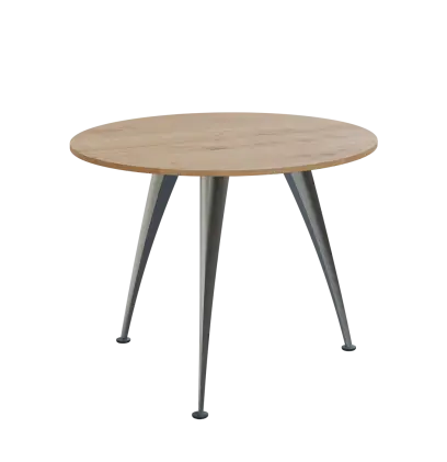 KUK 10-10 stůl konferenční, chromová podnož, dub lite