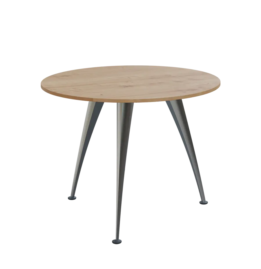 KUK 10-10 stůl konferenční, chromová podnož, dub lite