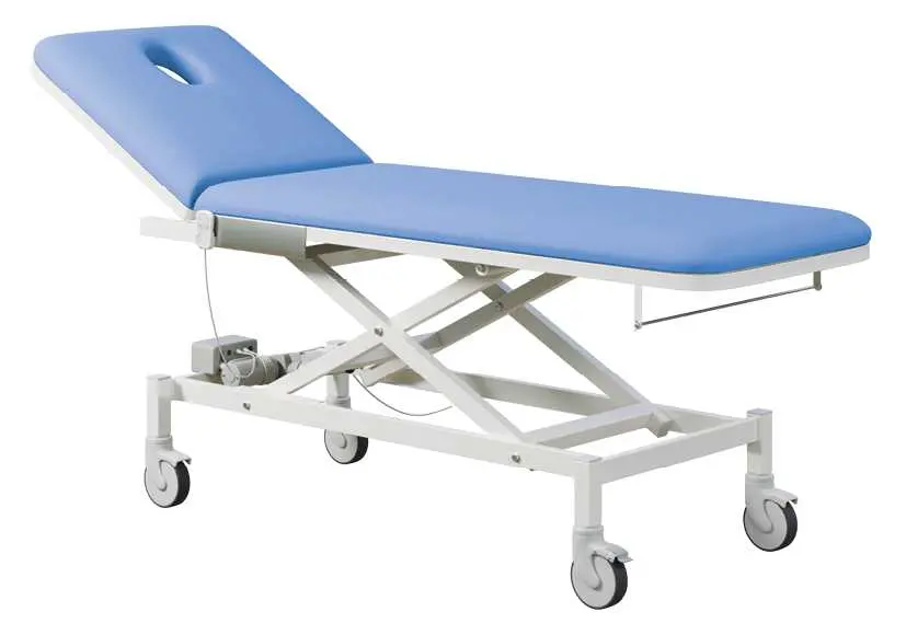 VLE - 001 lehátko elektricky stavitelné, světle modré