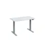VSS 120/70 výškově stavitelný stůl, podnož stříbrný lak, bílá