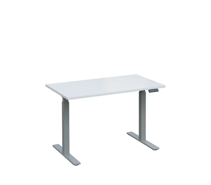 VSS 120/70 výškově stavitelný stůl, podnož stříbrný lak, bílá