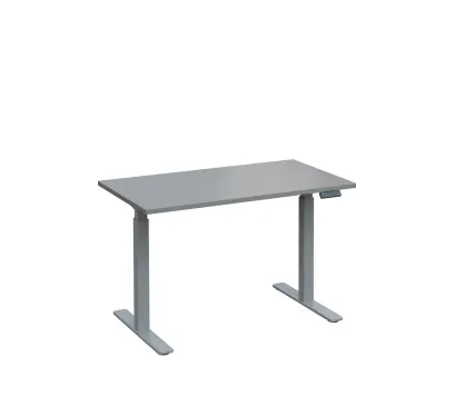 VSS 120/70 výškově stavitelný stůl, podnož stříbrný lak, šedá
