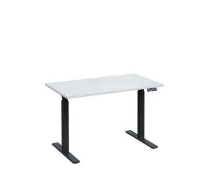 VSS 120/70 výškově stavitelný stůl, podnož antracitový lak, bílá