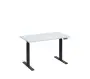 VSS 120/70 výškově stavitelný stůl, podnož antracitový lak, bílá