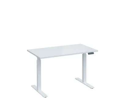 VSS 120/70 výškově stavitelný stůl, podnož bílý lak, bílá